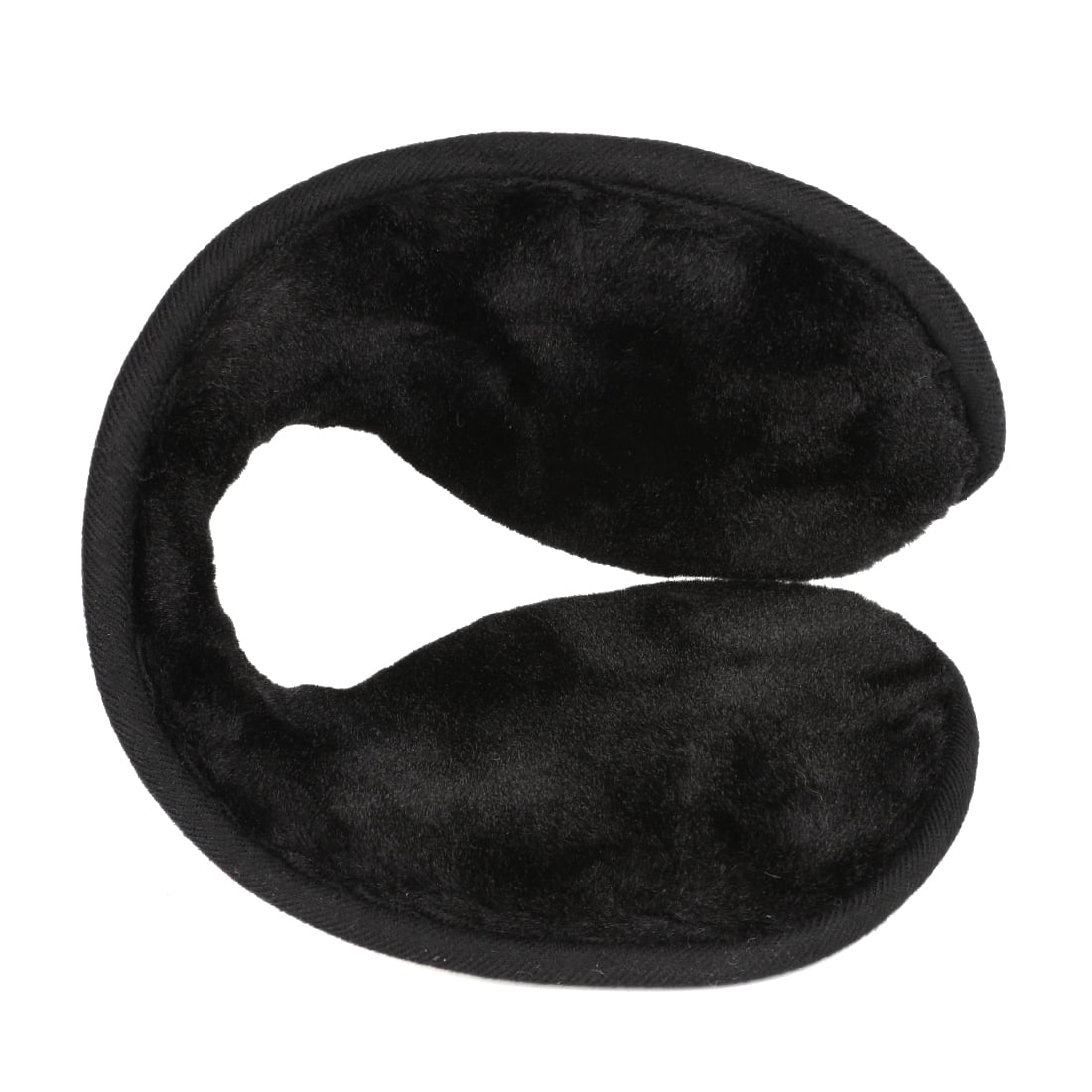 Unique Bargains 1 Pc Unisex Winter Warmer Ear Warmer Pad Cover Back Earmuffs Black