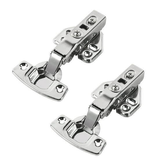 Dawot 20 Pack Cabinet Hinges Soft Close Cabinet Door Hinges for Full Overlay Cupboard for Frameless Cabinet