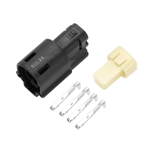 Conector de enchufe impermeable de 4 pines para faros, conector hembra de terminal de cable para Harley-Davidson 1 juego