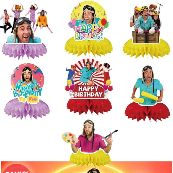 Daniel Coleman Dannygo Dannyboy Honeycomb Centerpieces Table Toppers Decorations for Birthday Party Decor Supplies