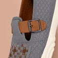 thumbnail image 5 of Women‘s Slip On Walking Shoes Lightweight Comfort with Buckle Breathable Casual Shoes Non-Slip for Garden & Leisure Gray 8.5, 5 of 7