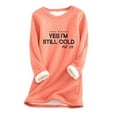 thumbnail image 2 of DPTALR Chemise Décontractée à Manches Régulières Imprimée pour Femmes Hiver Ample Vacances Col Rond, 2 of 3