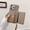 Light Brown-1, variant on Phone Case-This Luxurious Faux Leather Phone Case Features a Solid Color Lychee Pattern,a Small Mirror,And Can Hold Multiple Cards. It Is Compatible with Apple Iphone 15,14,13,12,11 Pro Max Versions