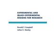 thumbnail image 1 of Pre-Owned Experimental and Quasi-Experimental Designs for Research (Paperback) 0395307872 9780395307878, 1 of 1