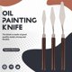 thumbnail image 4 of 7 Pcs Oil Painting Knife Set Oil Painting Shovel Oil Painting Palette Knife Oil Acrylic Painting Too, 4 of 5