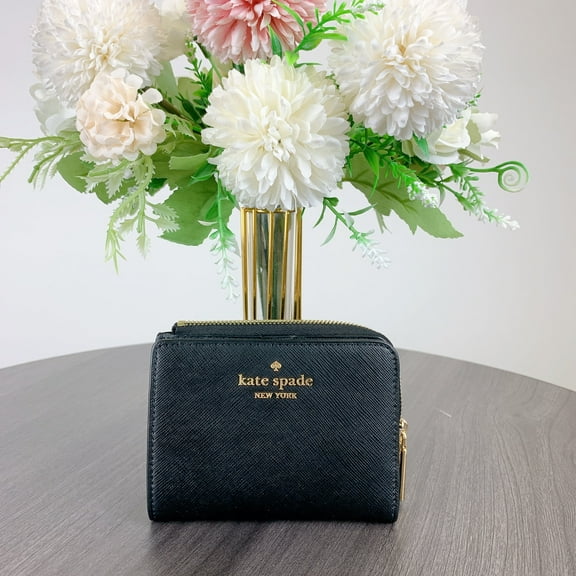 Kate Spade KH615 Madison Small L Zip Wallet IN Black