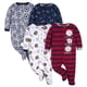 thumbnail image 1 of Conjunto de ropa Gerber para bebé niño, paquete de 4 pijamas con pies, 6-9 meses, 1 of 7