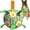 Green-L, variant on Dog Soccer Ball Toys with Straps, Durable Medium Dogs Balls, Outdoor Dog Toys, Herding Balls for Dogs, FloatingToy, Birthday Gifts (6 Inches)