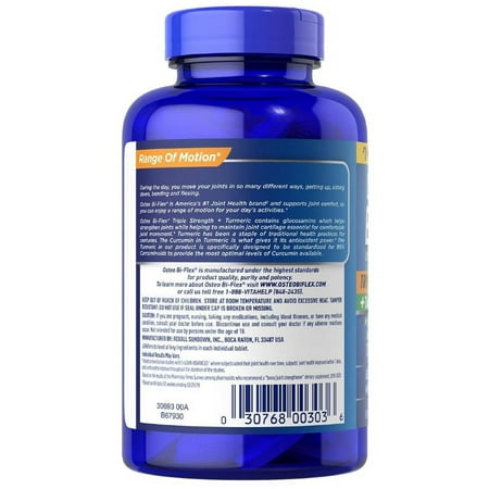 Osteo Bi-Flex Joint Health, Triple Strength + Turmeric (220 ct.)