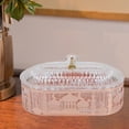 thumbnail image 1 of Bandeja para servir,Bandeja para aperitivos de boda con tapa,caja pequeña para regalos,Caja de bocadillos Plato de frutas Contenedor de dulces Moda,Caja de regalo de boda Caja de envoltura Rosa, 1 of 8