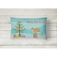 thumbnail image 2 of Carolines Treasures CK4465PW1216 Spiny Mouse Merry Christmas Canvas Fabric Decorative Pillow, 12H x16W, multicolor, 2 of 4