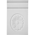 thumbnail image 1 of Ekena Millwork PB04X06X01PM 4.12 In. W X 6.75 In. H X 1 In. P Architectural Palmetto Plinth Block, 1 of 1