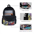 thumbnail image 3 of Adventure Time Backpack, Large Capacity Book Bag For College Work, Durable Laptop Backpack, 16.5x12.6x5.5 Inch, 3 of 9
