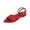 Red, variant on Willtoo Womens Low Heel Open Toe Sandals Ankle Strap Buckle Dress Shoes Wedding Casual Party