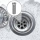 thumbnail image 1 of Tornillos para cesta de fregadero Tornillos de drenaje de acero inoxidable de 70 mm Accesorios de fijación Tornillos para pernos de fregadero Tornillos para tapón de colador de cesta de fregadero pa, 1 of 2