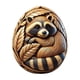 thumbnail image 2 of Carved Resin Easter Eggs With Animals Carvings Are Perfectly As Easter Gifts Or Decorative Items., 2 of 5