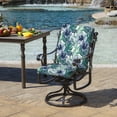 thumbnail image 3 of ARDEN Outdoor Dining Chair Cushion 20 x 20, Water Repellent, Fade Resistant 20 x 20, Salome Tropical, 3 of 12