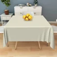 thumbnail image 5 of Tchckioa Beige Square Tablecloth,Waterproof Table Cloth for Kitchen,54x54 Inch, 5 of 6