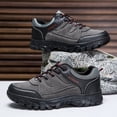 thumbnail image 2 of NOKIO Outdoor Hiking Shoes for Men La𝖼e Up T𝗋a𝗂𝗅𝗀 Running Shoes Wate𝗋proof Wear-Res𝗂st𝖺𝗇𝗍 Sneakers Lightweight Anti-S𝗅ip Sport Shoes Wide Width Athlet𝗂c Shoes for Backpacking Travel, 2 of 9
