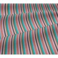 thumbnail image 4 of oneOone Tissu Jersey Viscose Multicolore à Rayures BTY 60 Pouces de Large, 4 of 4