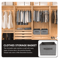 Closet Organization Assorted Colors Collapsible Storage Containers