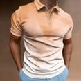 thumbnail image 2 of Vetsdori Mens Polo Shirts Summer Pullover Work Mesh Quick Dry Short Sleeve Casual Button up Print T-Shirts for Men Gift for Men, 2 of 8