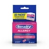 5 Pack Benadryl Allergy Ultratabs Tablets Go Packs 8 Count Each