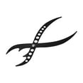 thumbnail image 1 of MERIGLARE Eyebrow Stencil Ruler 3 Point Positioning Save Time for Artists Girls Makeup Black, 1 of 9