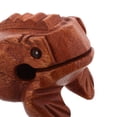 thumbnail image 3 of HEANUJJ Music Rhythm Block Wood Frog Guiro Rasp Light Brown Noise Maker 1 Set, 3 of 6