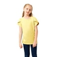 thumbnail image 5 of Sherrylily Girl Summer Casual T Shirts Petal Short Sleeve Cute Tops, 5 of 6
