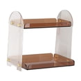thumbnail image 4 of TISHITA Desktop Organizer Shelf, Desktop Storage Rack, Modern Acrylic Desk Shelf Organizer Bookshelf for Office, Living Room, Dresser Water, 4 of 8