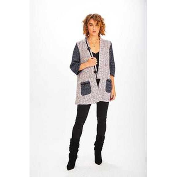 Fantazia Women's Cardigans Lightweight Open Front Cardigans 3/4 Sleeve