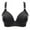Black, variant on Fsqjgq Plus Size Bras for Women Middle Aged Elderly Comfort Underwear Large Bust Support No Underwire Push Up Bras Wireless Bralettes Underwear Purple Size 48