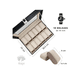thumbnail image 3 of Estuche Alhajero Organizador De Relojes Y Joyas color Beige, 3 of 4