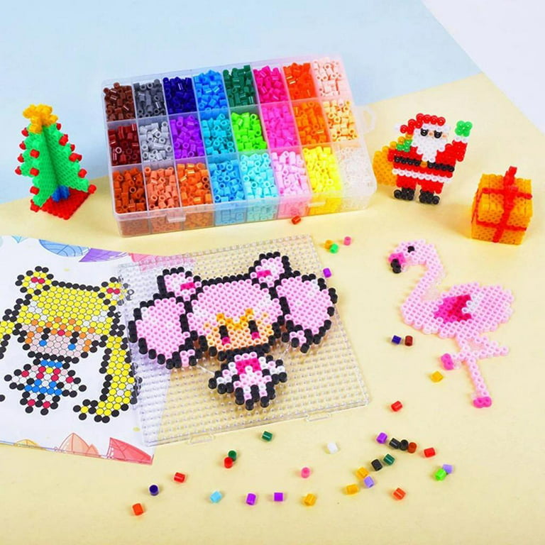 Incraftables Fuse Beads Kit 4000pcs (16 Colors). Hama Melting Beads for  Kids Crafts 5mm Unisex