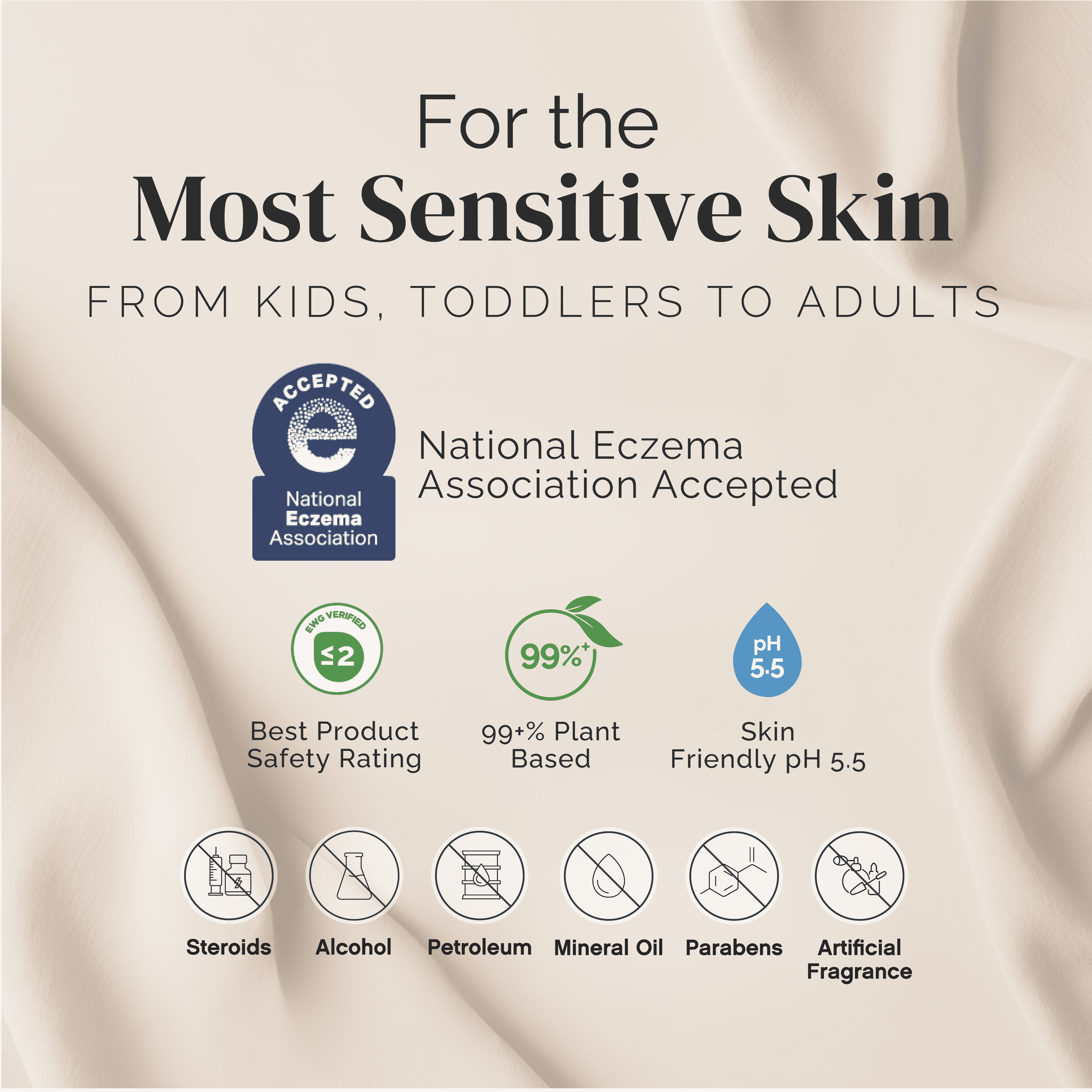 Puriya 5-in-1 Eczema Cream for Kids, Baby, Toddler, Adults, Advanced Colloidal Oatmeal Lotion for Dry, Itchy Skin Relief on Face and Body, Clinically Tested, Intensive Moisturizing Eczema Treatment