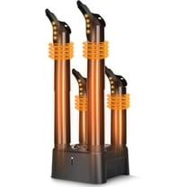 Trustech Silent Shoe Dryer & Warmer, Quick Drying, 2 Pairs, Black, 8.8" x 8.8" x 22", 1 Count