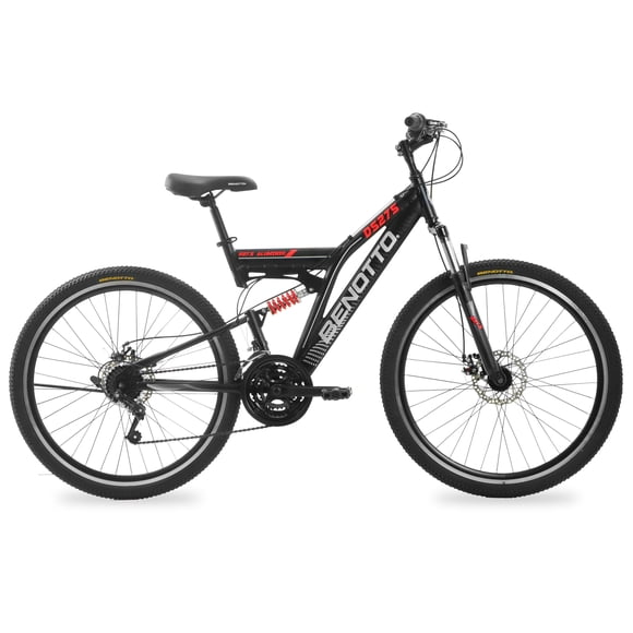 Bicicleta BENOTTO Montaña DS-275 R27.5 21V. Hombre Sunrace Frenos Doble Disco Mecanico Aluminio/Acero Negro Talla:UN
