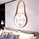 thumbnail image 5 of Reloj de pared dorado redondo de 12 pulgadas, pantalla grande con cinturón de PU Vhermosa Cuadros y Relojes de Pared, 5 of 5