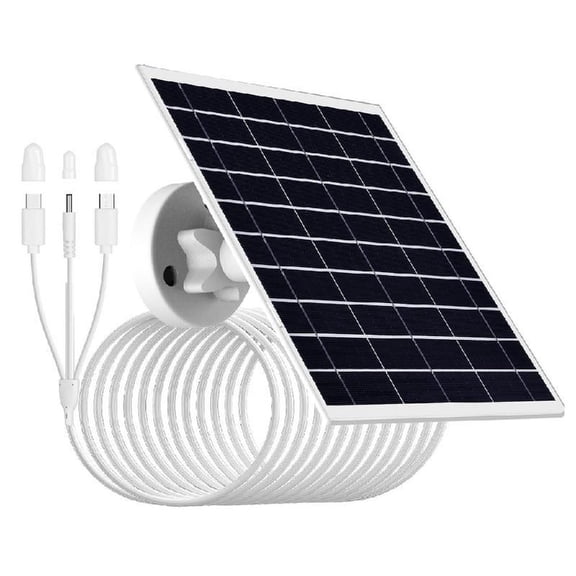 Zeiwohndc 100W Solar Powering Stable Solar Panel for Outdoor Surveillances & Utilities
