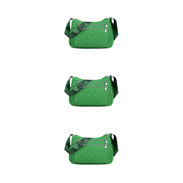 Bolso bandolera Sonducket de poliéster gran capacidad premium bolsa de mensajero para Múltiples ocasiones regalo verde Type1 NO1