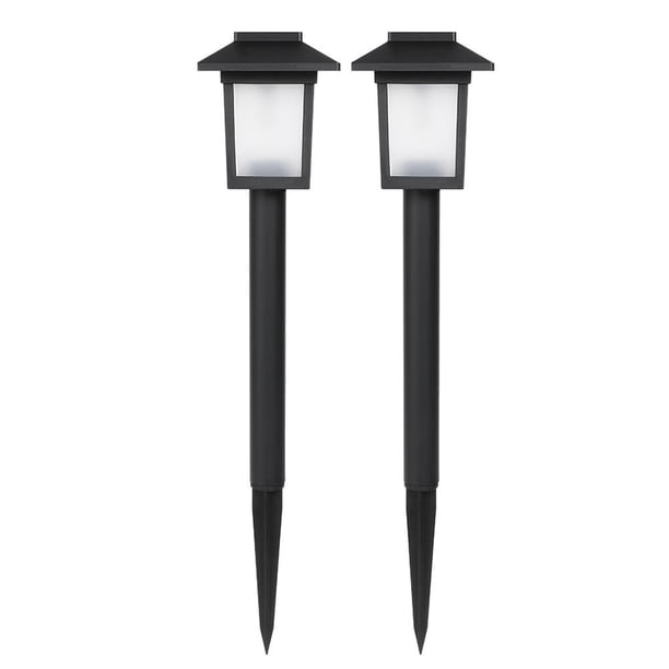 Yuarrent 2 uds lámpara de césped al aire libre LED luz cálida lámpara de paisaje con energía solar lámpara de paisaje impermeable con diseño de Iluminación y accesorios Yuarrent HA012933-00