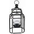 thumbnail image 1 of Iron Glass Lantern, 1 of 1
