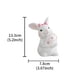 thumbnail image 3 of Conejito de Pascua de resina abrazando huevos de Pascua, adorno en forma de conejito blanco, linda figura decorativa para el hogar, 3 of 6