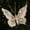 Rose Gold, variant on Kumdkd Christmas Butterfly Clip-On Ornament, Sequin Decorations for Christmas Tree, Wall, Door, Festive Simulation Butterflies for Holiday Scene Layout, Green Cloth Butterfly Decoration, 6.6x5.91in