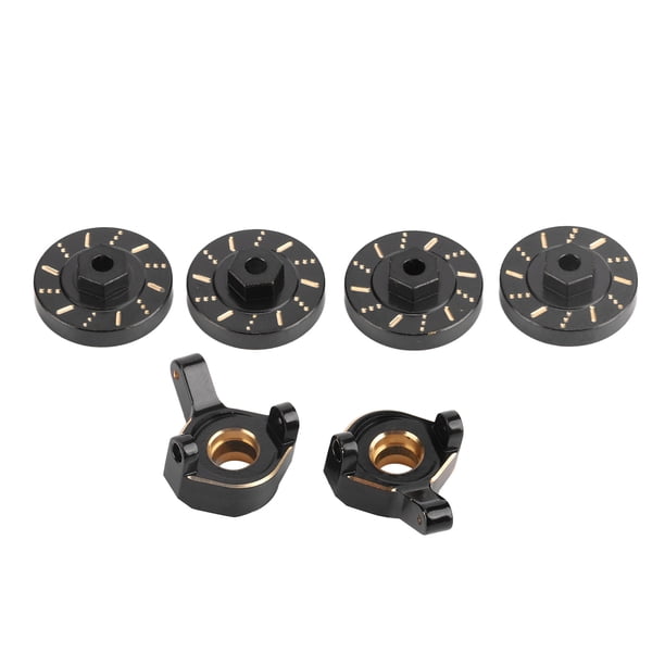 Copa De Dirección De Cubo De Rueda RC, Juego De Copa De Dirección De Cubo De Rueda De Equilibrio Mejorado Profesional Duradero Para Coche 1/24 RC Crtynell Brass Wheel Hub Steering Cup