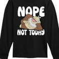 thumbnail image 3 of Pokémon - Nope Not Today Slaking - Toddler And Youth Long Sleeve Graphic T-Shirt, 3 of 5