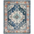 thumbnail image 3 of SAFAVIEH Area Rug 10x14 - Monaco Collection - X-Large - Traditional Design, Navy & Light Blue, Ideal for Living Room, Bedroom, Dining Space, 3 of 14