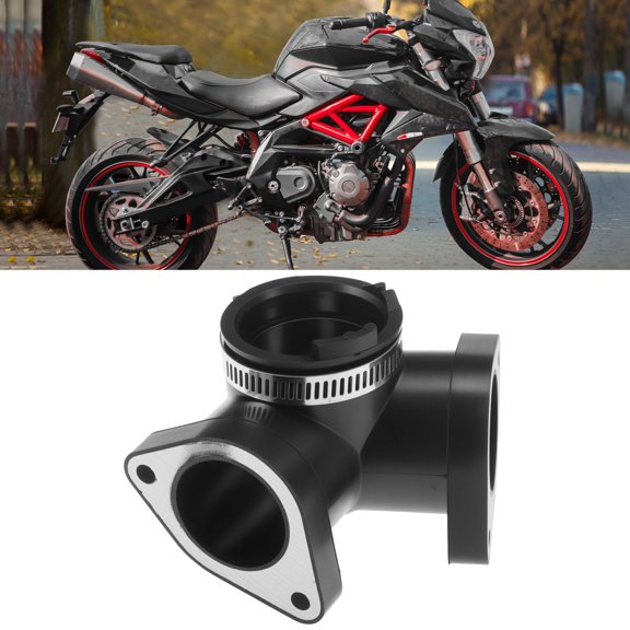 Aislante de unión de admisión de carburador Unique Bargains para Kawasaki Vulcan 1500 VN1500E Classic 1998-2004 Conector de carburador de motocicleta de goma negra 1 Pcs