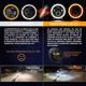 thumbnail image 5 of Redondo Ojo Ángel Wrangler Jeep Vocho Jk Par 7'' Faro H4 Led, 5 of 8